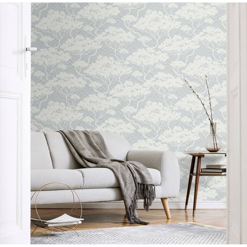 Seabrook Designs Nara Stringcloth Unpasted Wallpaper