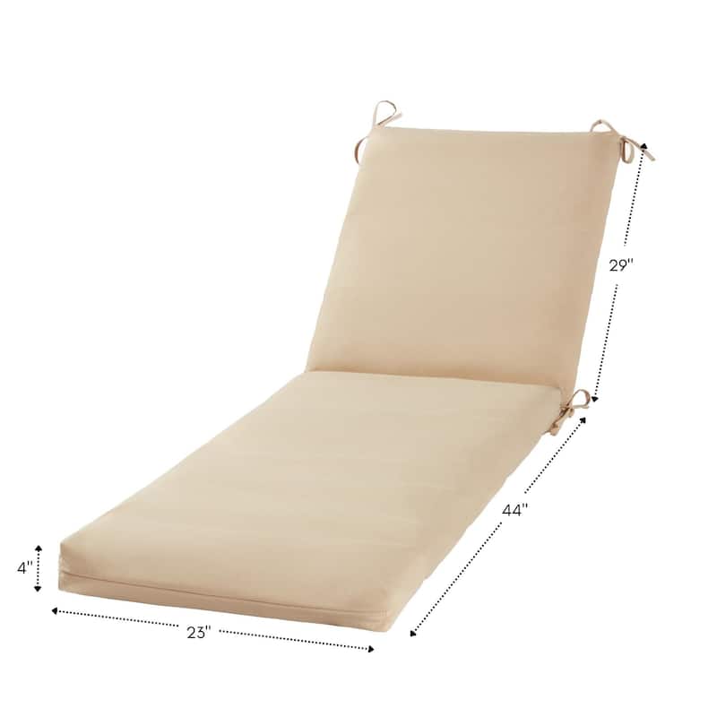 Greendale Home Fashions Outdoor Chaise Cushion (Cushion Only)