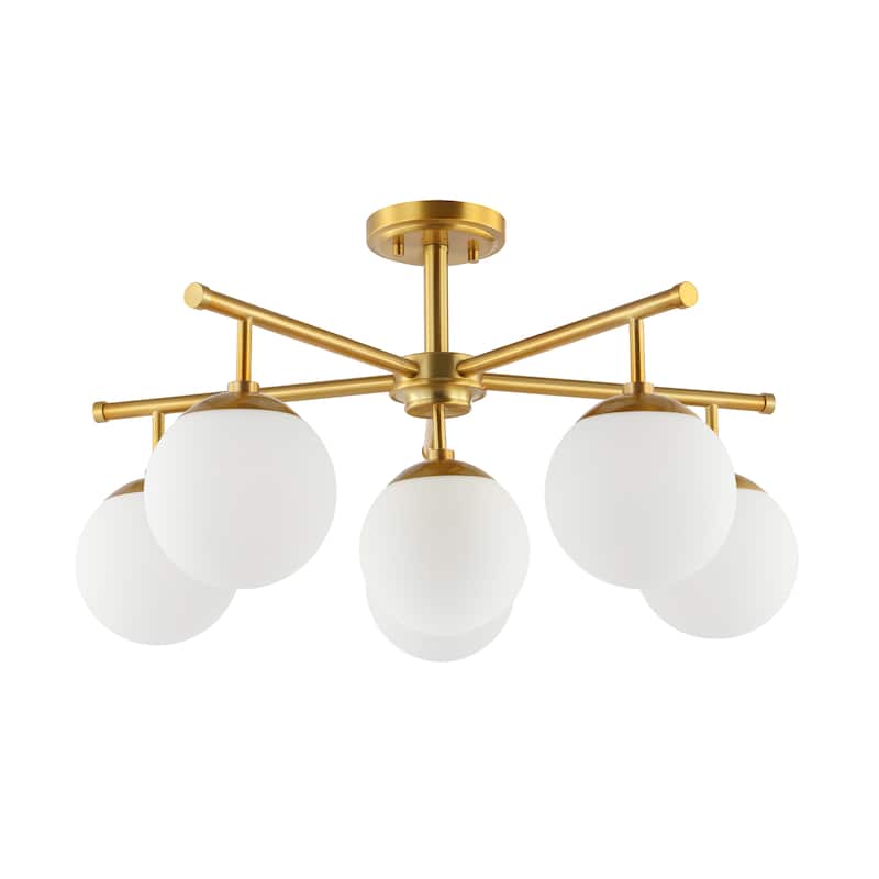 SAFAVIEH Lighting Ardith Flush Mount - 26" W x 26" D x 15" H - 26Wx26Dx15H