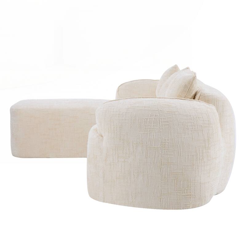 L-shaped Compressed Sofa that Goes Well with Any Living Room