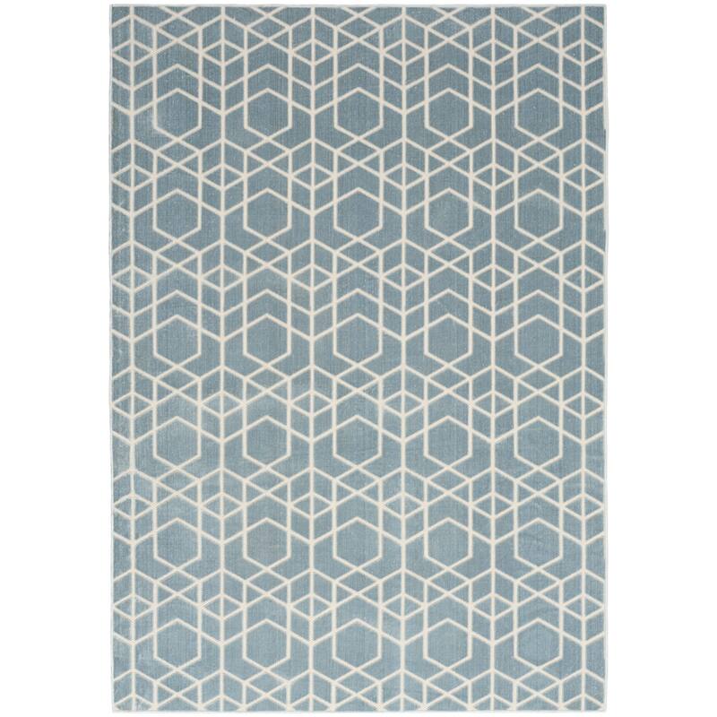 Nourison Washable Charm Indoor only Geometric Area Rug