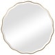 preview thumbnail 2 of 6, Uttermost Aneta 42" Round Scalloped Edge Elegant Large Wall Mirror