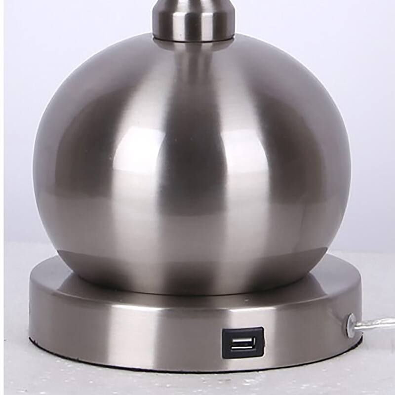 Jules 30.25" Metal Table Lamp with USB Port (Set of 2)