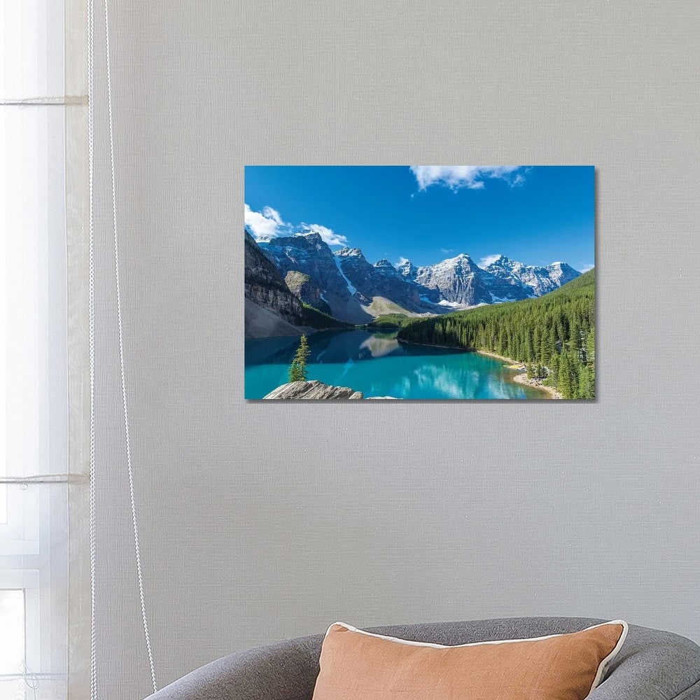 iCanvas "Moraine Lake, Banff National Park, Canadian Rockies, Alberta, Canada" by Panoramic Images Canvas Print