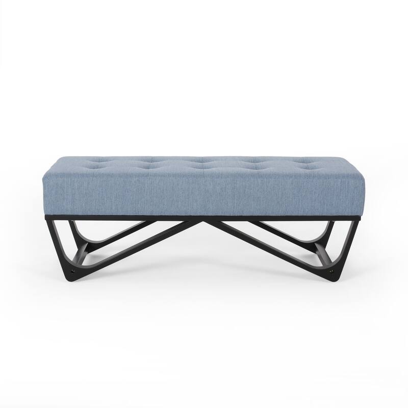 Everyday Upholstered Ottoman - Versatile Furniture for Bedroom/Living Room