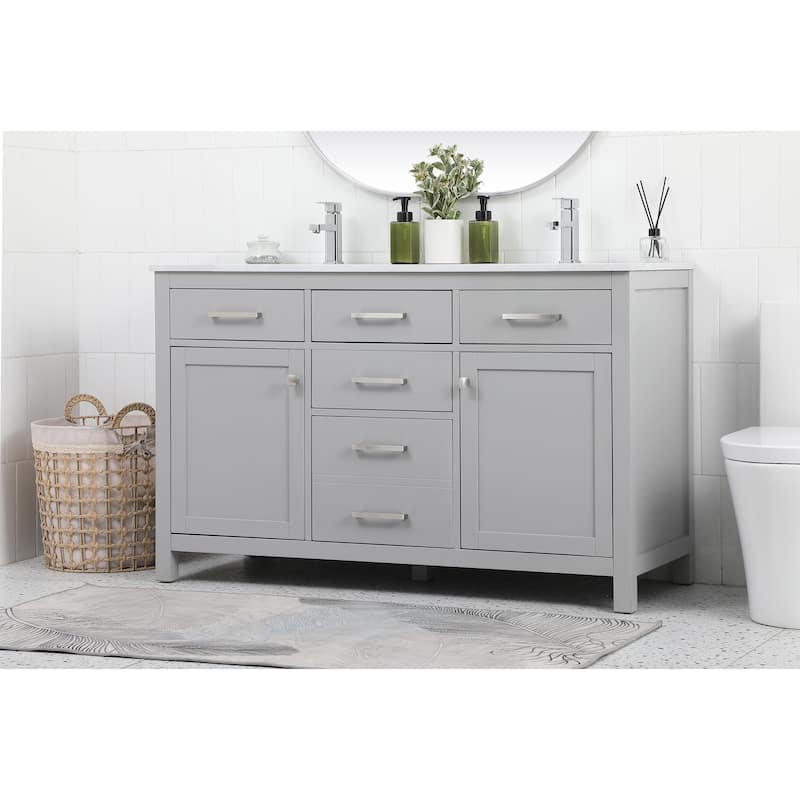 Prestige 54 - 72 Inch Double Bathroom Vanity