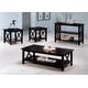preview thumbnail 4 of 2, Rachelle 2-shelf Wood Entryway Console Table Deep Merlot