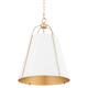 Option Studio White / Aged Brass