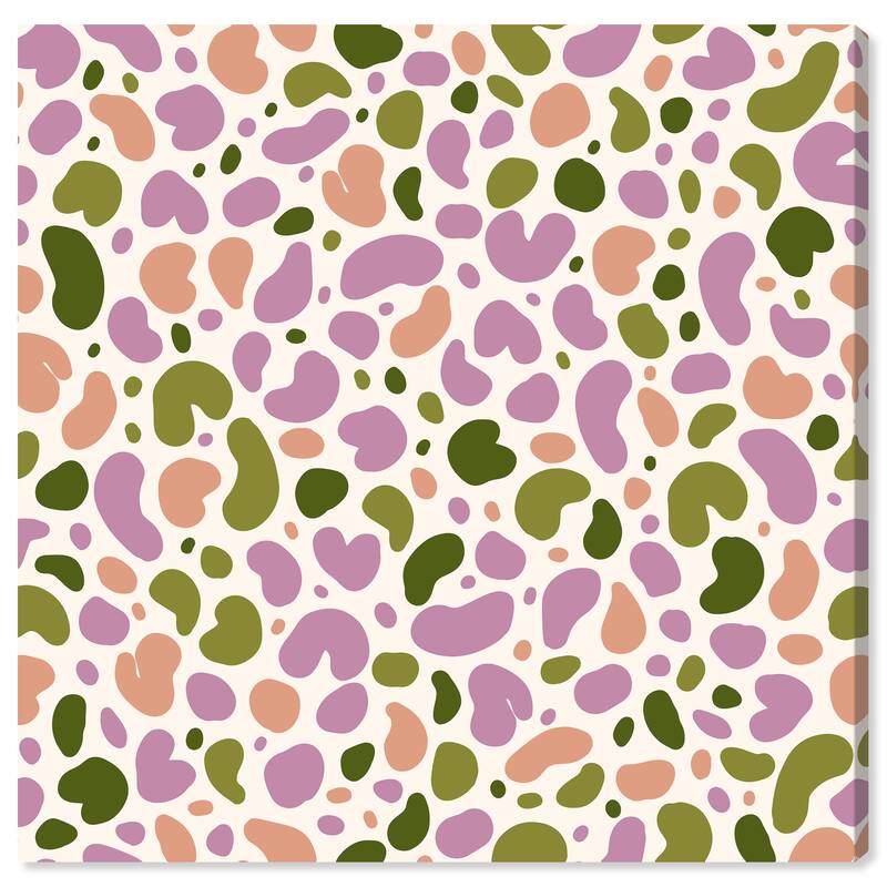 Wynwood Studio Canvas Abstract Petals Impression II Purple and Light Purple Modern & Contemporary Wall Art Canvas Print - 20 x 20