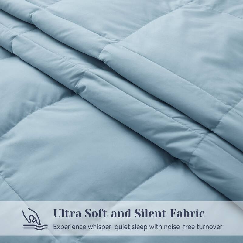 Year-round & Lightweight White Goose Down Duvet Insert Comforter