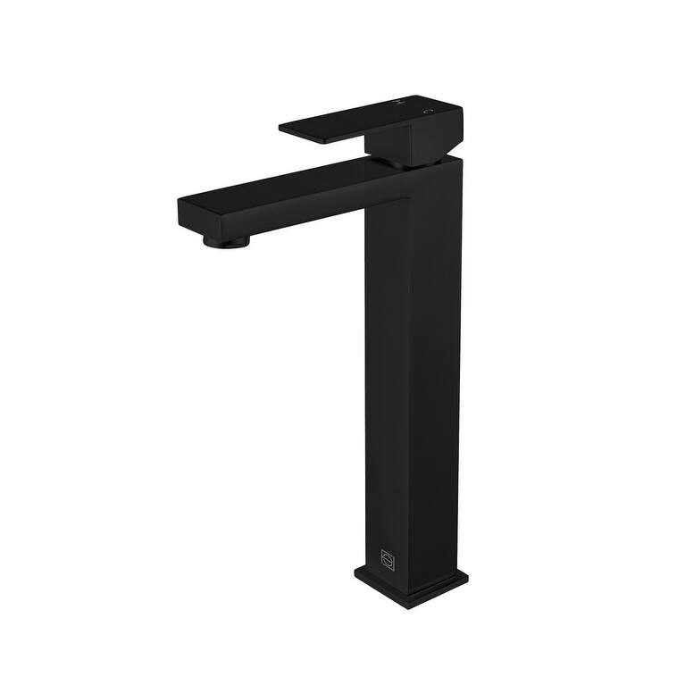 Indigo Home Single Hole Single Handle Bathroom Faucet - Matte Black