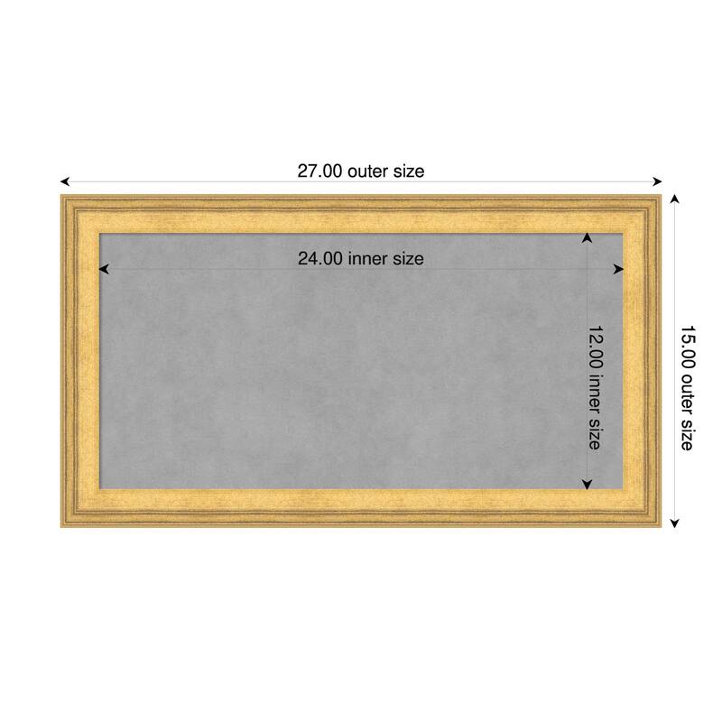 Amanti Art Owen Gold Framed - 27 x 15 in