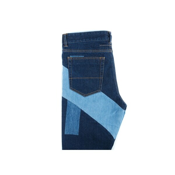 color block jeans mens