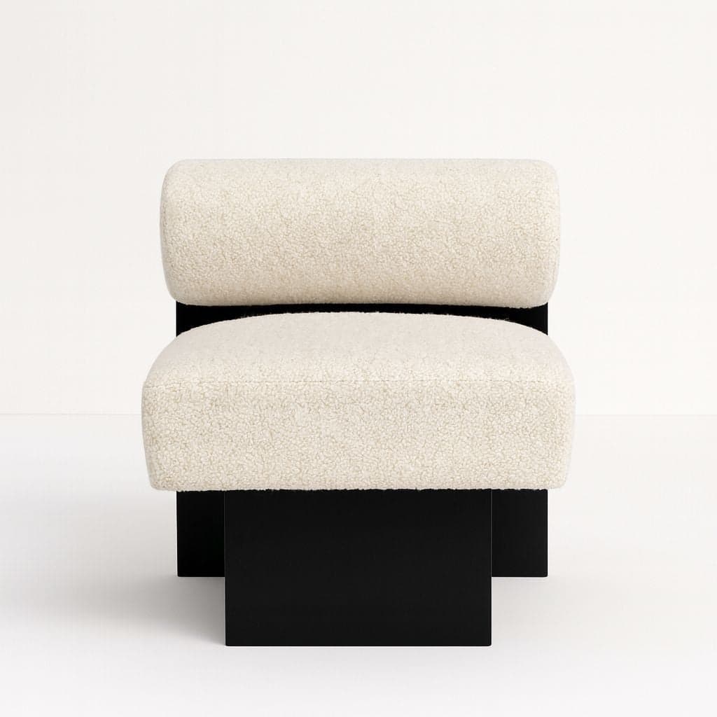 Modern Rollback Chair Ashwood Frame Dorrell Fabric Accent Seating