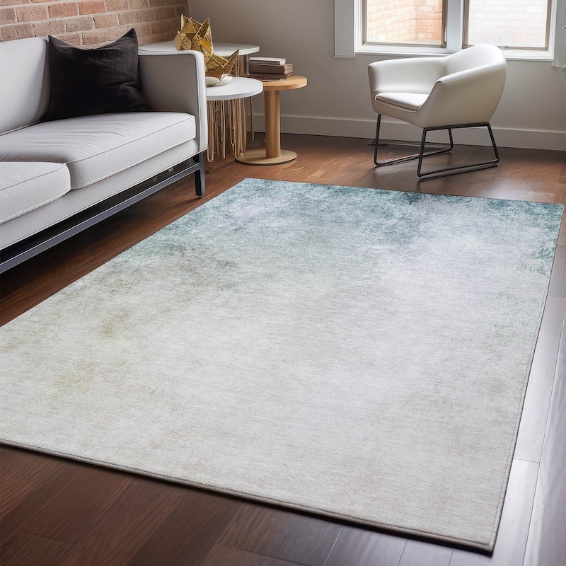 Premium Washable Super Soft Solid Ombre Mayfield Rug - Beige - 3' x 5' - Rectangle