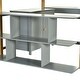 preview thumbnail 16 of 17, Full Size Wood Loft Bed With Built-in Storage Cabinet and Cubes,Foldable desk,Multiple Choice,2 installation options,Gray
