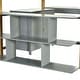 preview thumbnail 16 of 17, Lodge Design Twin Size Loft Bed with A Built-In Storage Cabinet,Solid Wood Bed with Foldable Desk,Striking Two-Tone Design