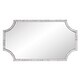 preview thumbnail 5 of 7, Allan Andrews Rectangular Wall Mirror with Scalloped White Marble Frame - 36"H x 20"W
