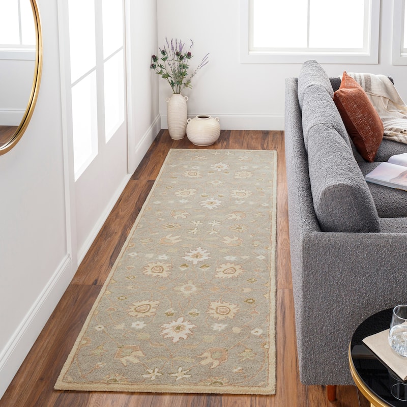 Hand-tufted Trey Traditional Wool Area Rug