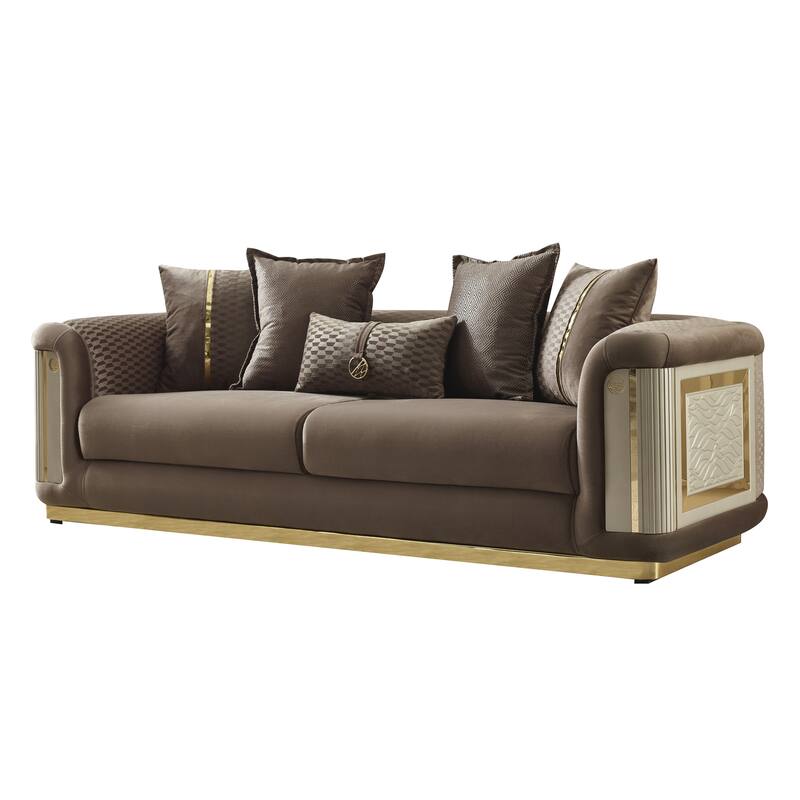 Elle 4-piece Living room Set Pillow Back