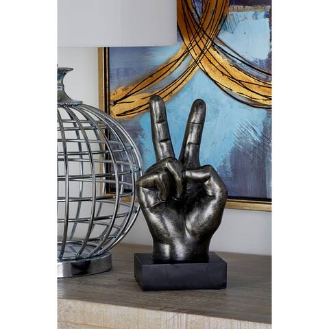 The Novogratz Polystone Hands Sculpture (Set of 3) - 6"L x 10"H