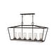 preview thumbnail 1 of 0, Hinkley Lighting Alford Place 120v 6 Light 40" Wide Open Air Outdoor Oil Rubbed Bronze