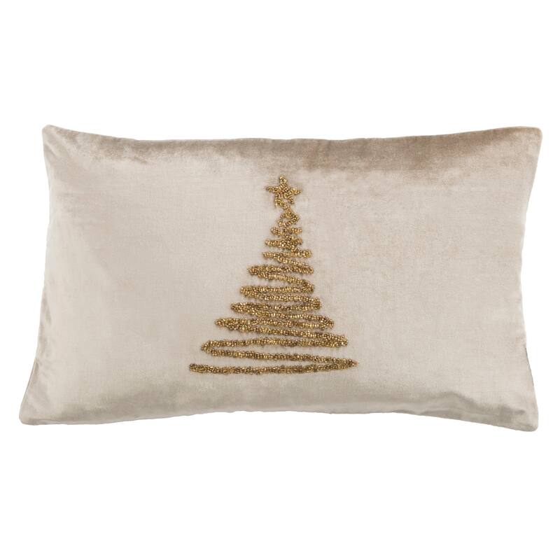 SAFAVIEH Holiday Enchanted Evergreen 12 x 20-inch Decorative Pillow