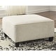 preview thumbnail 6 of 4, Signature Design by Ashley Abinger Oversized Accent Ottoman