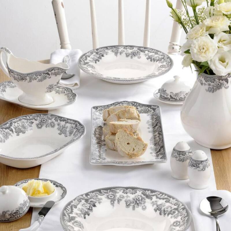 Spode Set of 4 Delamere Ascot Cereal Bowls - 8 in