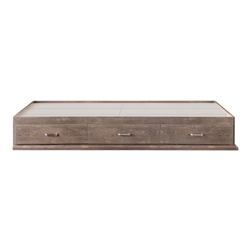 DH BASIC Contemporary 3-Drawer Storage Platform Bed by Denhour
