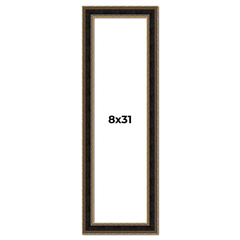 8x31 Frame Gold Antique Vintage Sold Wood Picture Frame | 1.75 Inch