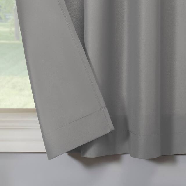 No. 918 Martine Microfiber Semi-Sheer Rod Pocket Kitchen Curtain Valance and Tiers Set