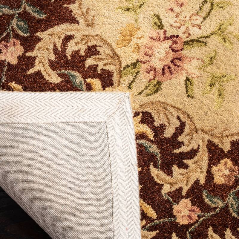 SAFAVIEH Handmade Bergama Achsah Oriental Hand-spun Wool Rug