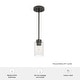 preview thumbnail 9 of 15, Hunter Hartland 1-Light Mini Pendant - Kitchen Island, Dining Room, Bedroom - Farmhouse, Industrial