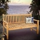 preview thumbnail 2 of 4, Seven Seas Teak Santiago Teak Wood Outdoor Patio Bench, 5 Foot