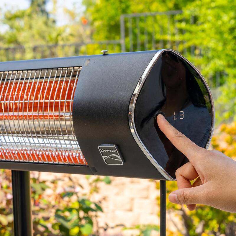 Kenmore Electric Patio Heater with Tripod and Remote