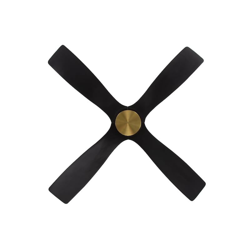 MLiAN 54 inch 4 Soild Wood Blades Indoor Ceiling Fan with Remote - 54 inch