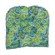 preview thumbnail 29 of 39, 19-inch Rounded Back Tufted Indoor/Outdoor Chair Cushion - 19" x 19"