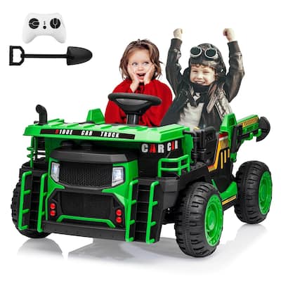 24V 2 Seater Kids Ride On Dump Truck with R/C