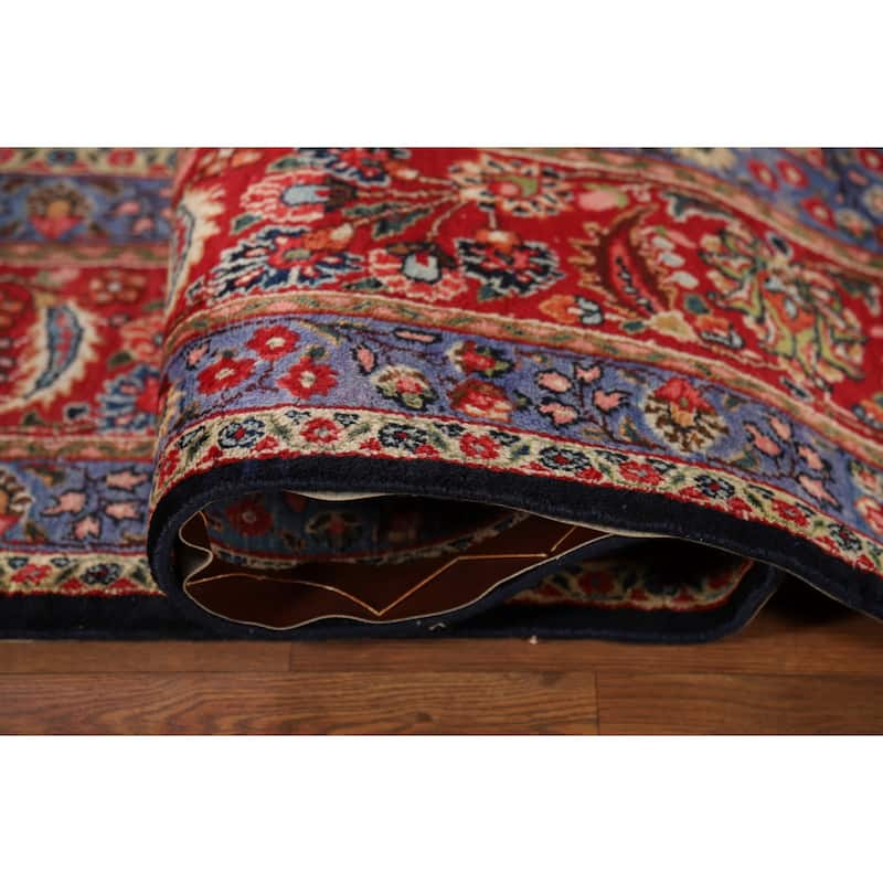 All-Over Mood Vintage Persian Area Rug Handmade Wool Carpet - 8'8" x 11'8"