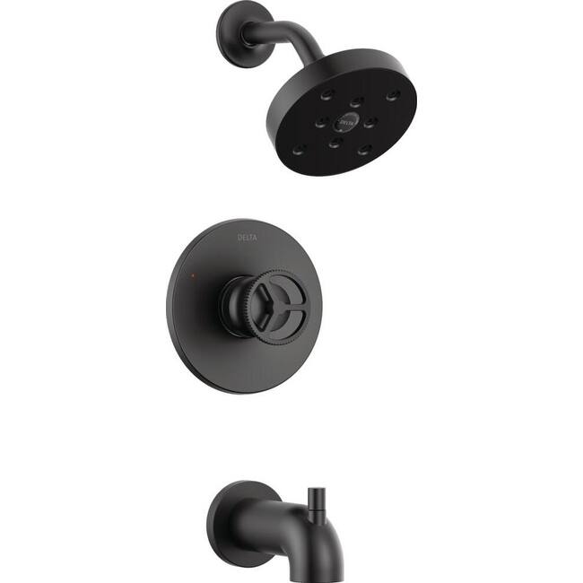 Delta T14458 Trinsic Monitor 14 Series Tub and Shower Trim Package - Matte Black
