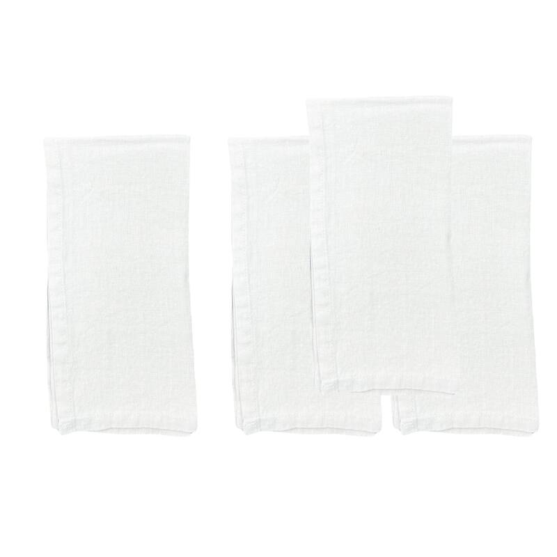 Stone Washed Linen Napkin- Set of 4