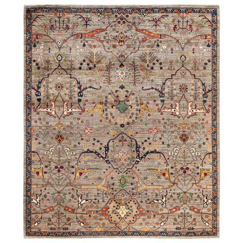Serapi One-of-a-Kind Hand-Knotted Area Rug - Brown - 8' 1" x 9' 9"