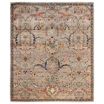 Serapi One-of-a-Kind Hand-Knotted Area Rug - Brown - 8' 1" x 9' 9"