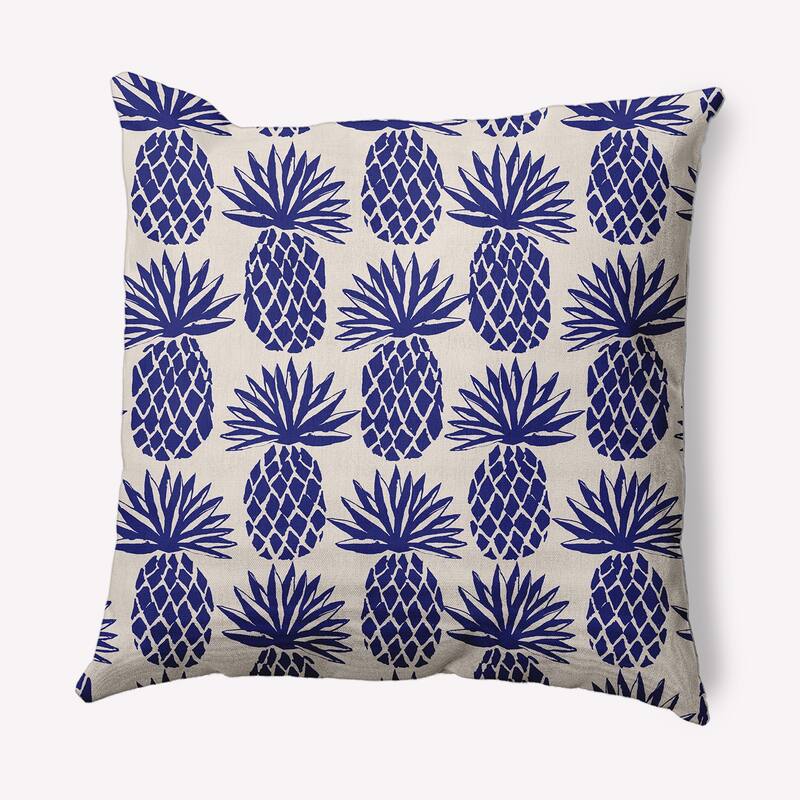 Pineapple Stripes Decorative Throw Pillow