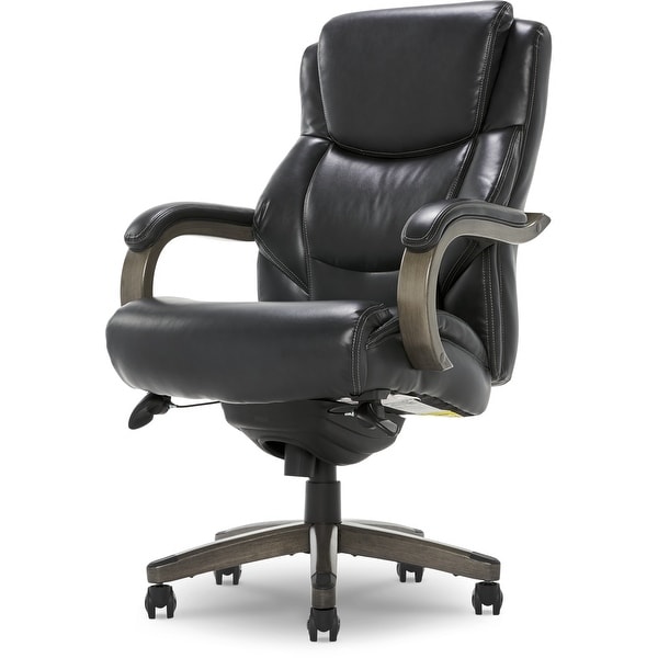 La-Z-Boy Delano Big & Tall Executive Office Chair, Mahogany Wood