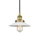 Option Brushed Brass / Matte White Halophane