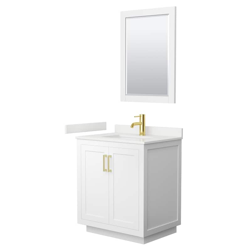 Wyndham Collection WCF292930S-QTZ-UNSM24 Miranda 30" Free Standing