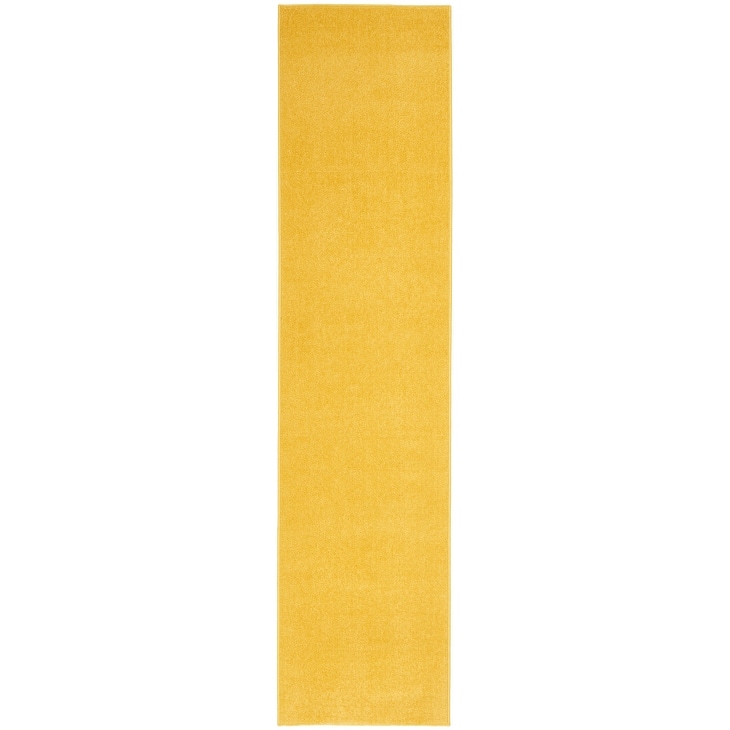 Nourison Essentials Solid Contemporary Indoor/Outdoor Area Rug