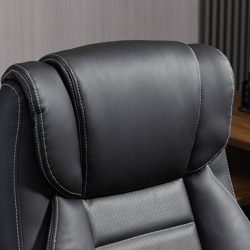 Vinsetto Massage Office Chair, High Back Executive Office Chair with 6-Point Vibration, Adjustable Height, Swivel Seat
